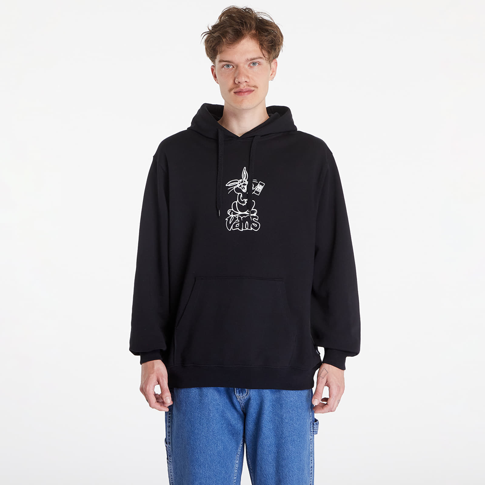 Sweat-shirt Vans Crazy Eddy 66 Loose Pullover Black XL