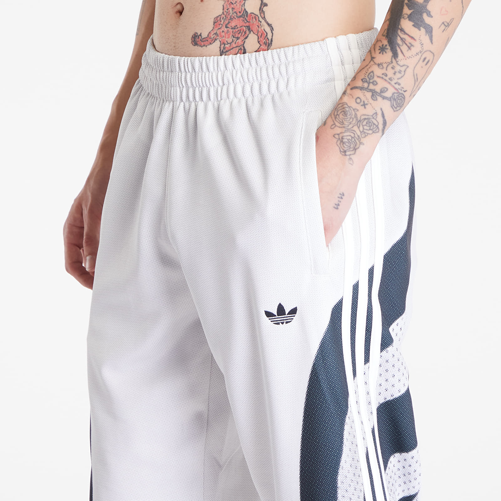 Pánské tepláky adidas Prm Q3 Print Tp Cloud White