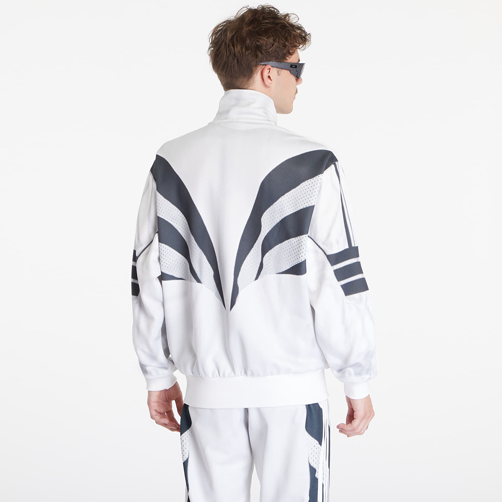 Sudaderas con capucha para hombre adidas Prm Q3 Print Tt Cloud White