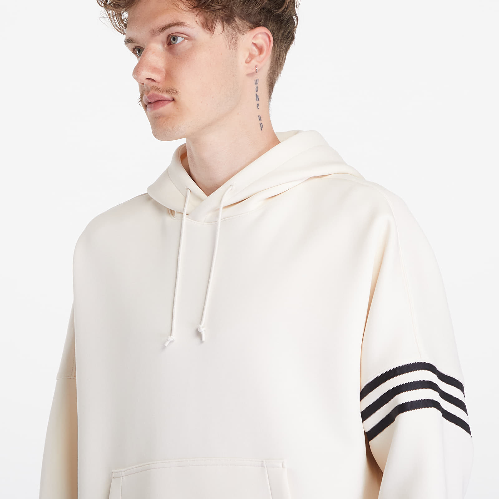 Bluzy męskie adidas Neuclassics Hoodie Wonder White
