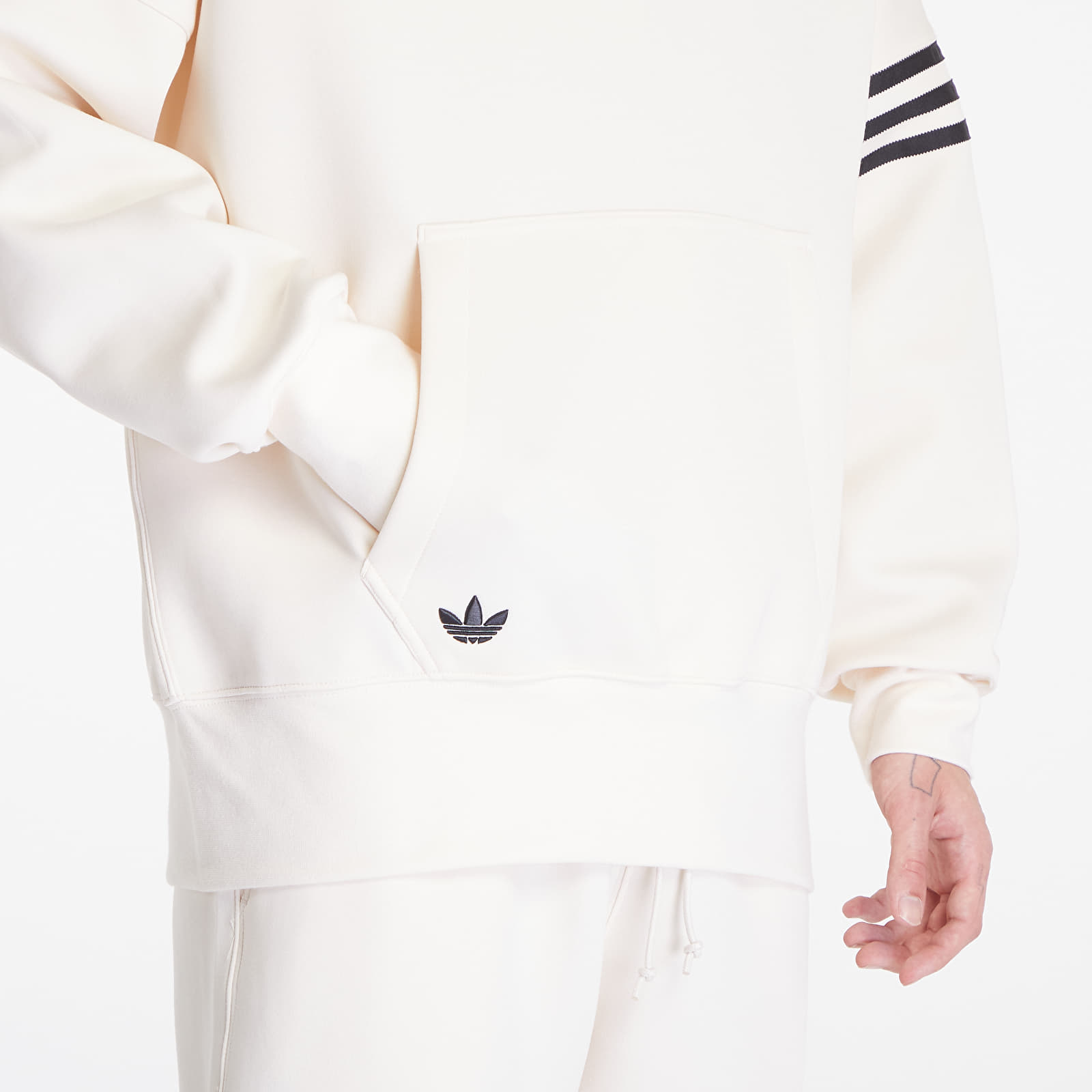 Bluzy męskie adidas Neuclassics Hoodie Wonder White