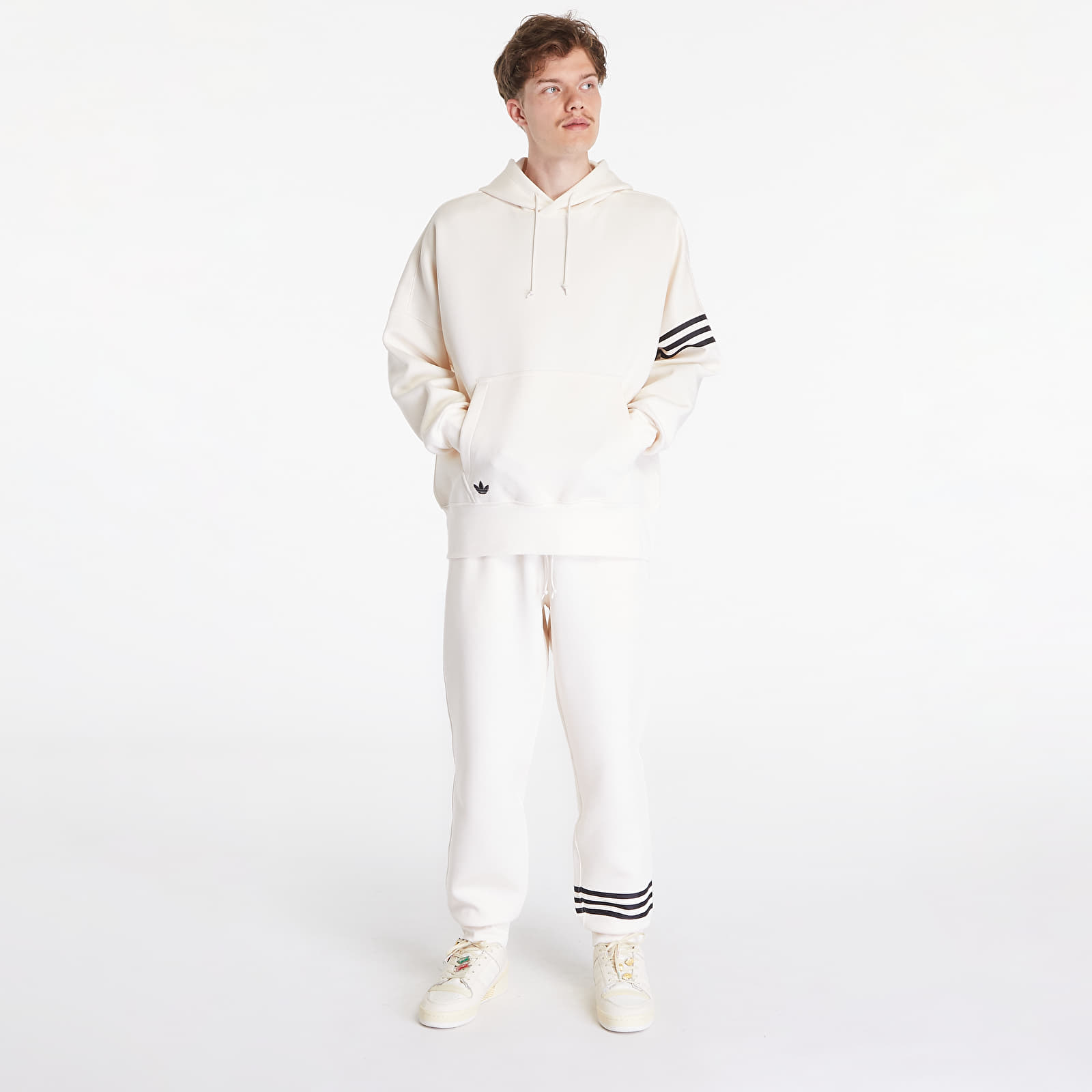 Bluzy męskie adidas Neuclassics Hoodie Wonder White