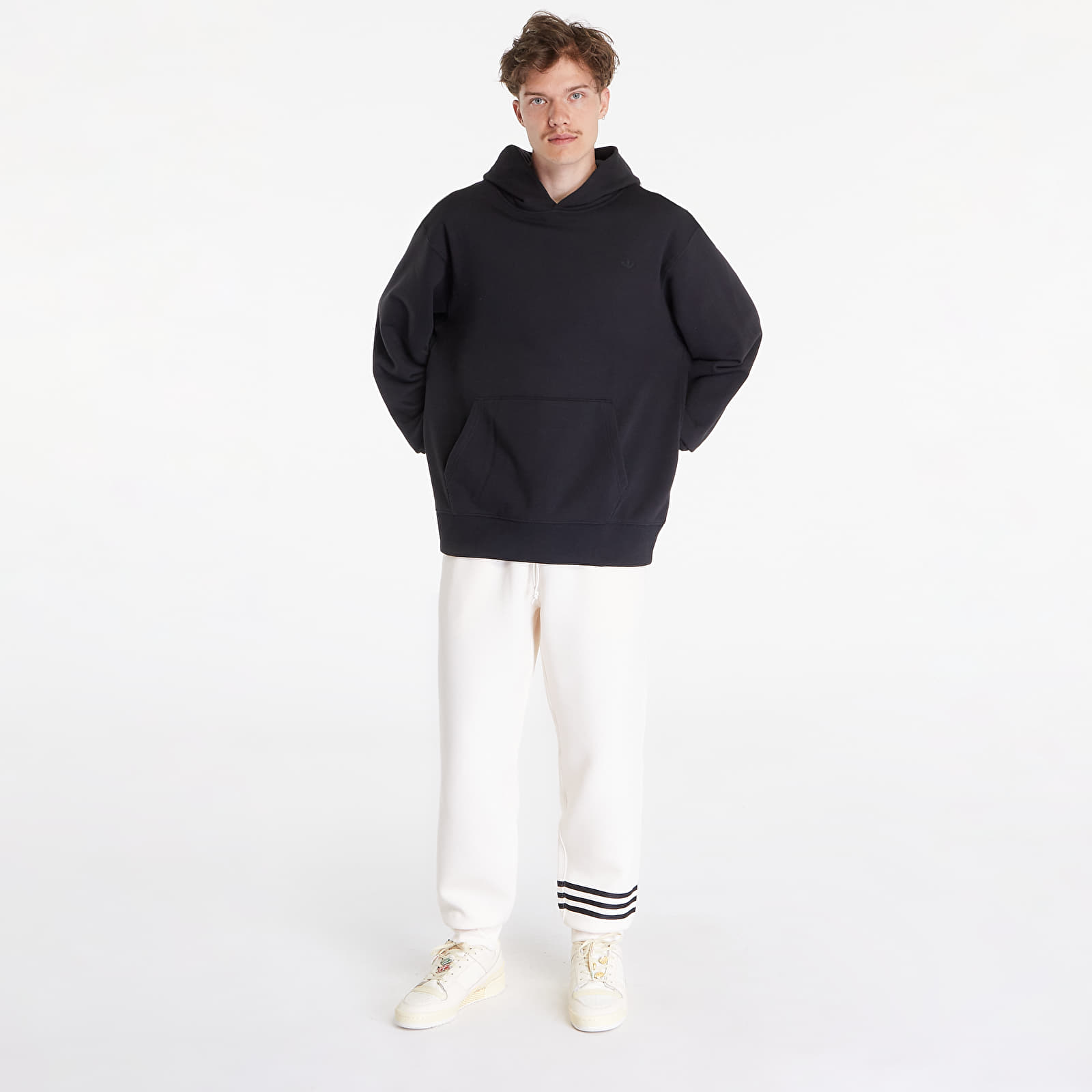 Pánské mikiny adidas Premium Essentials Hoodie Black