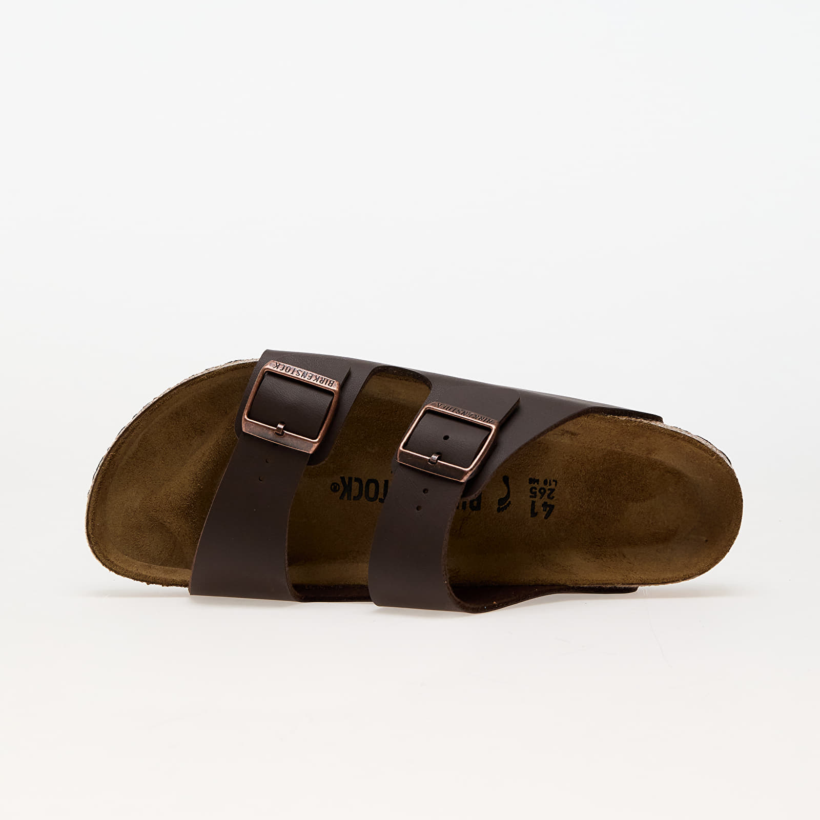 Women's sneakers and shoes Birkenstock Arizona Birko-Flor Dark Brown