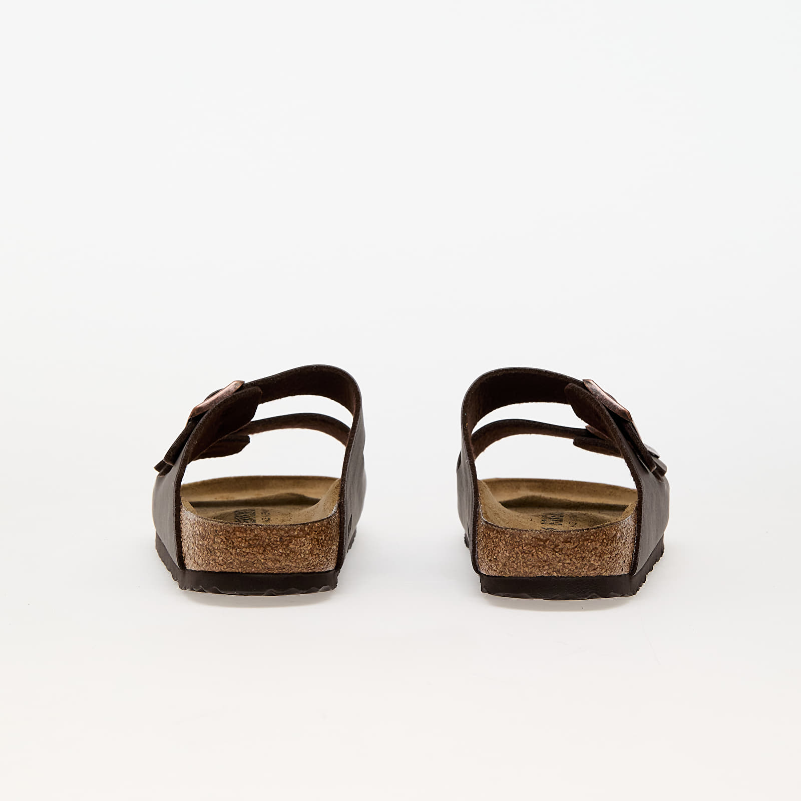 Women's sneakers and shoes Birkenstock Arizona Birko-Flor Dark Brown