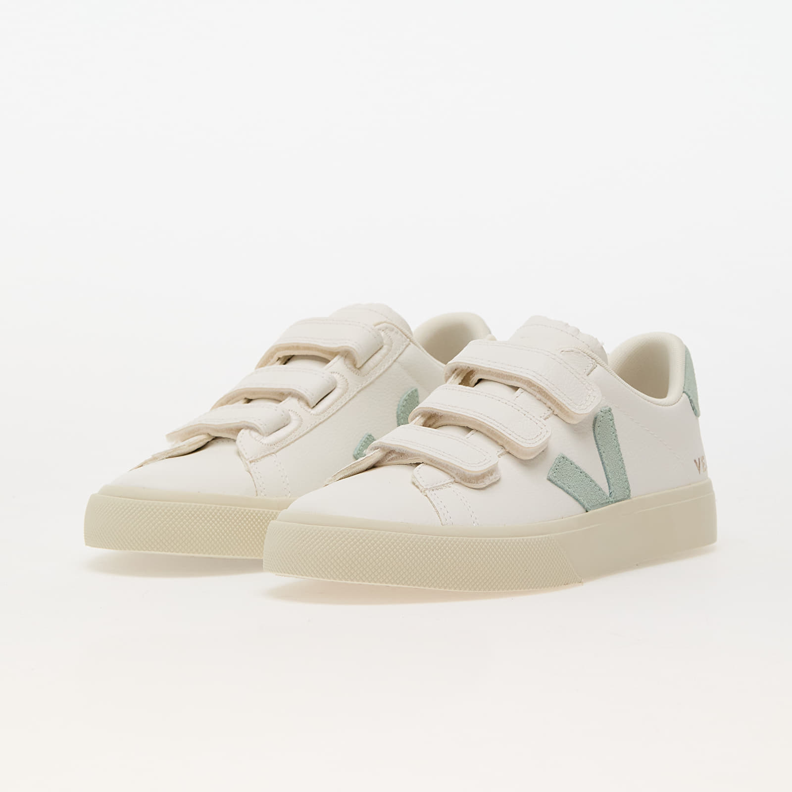 Dámské tenisky a boty Veja Recife Logo Chromefree Leather Extra White/ Matcha