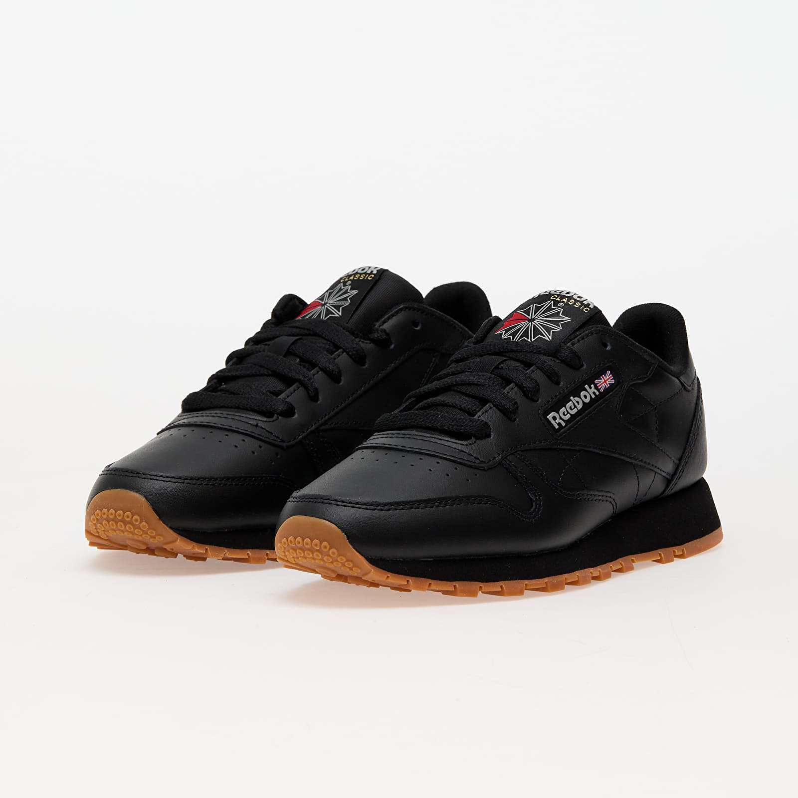 Dětské tenisky a boty Reebok Classic Leather Junior Black/ Black/ Gum