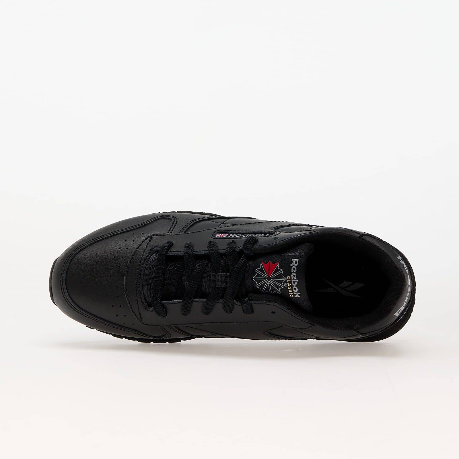 Kids sneakers and shoes Reebok Classic Leather Junior Black Black Black Queens
