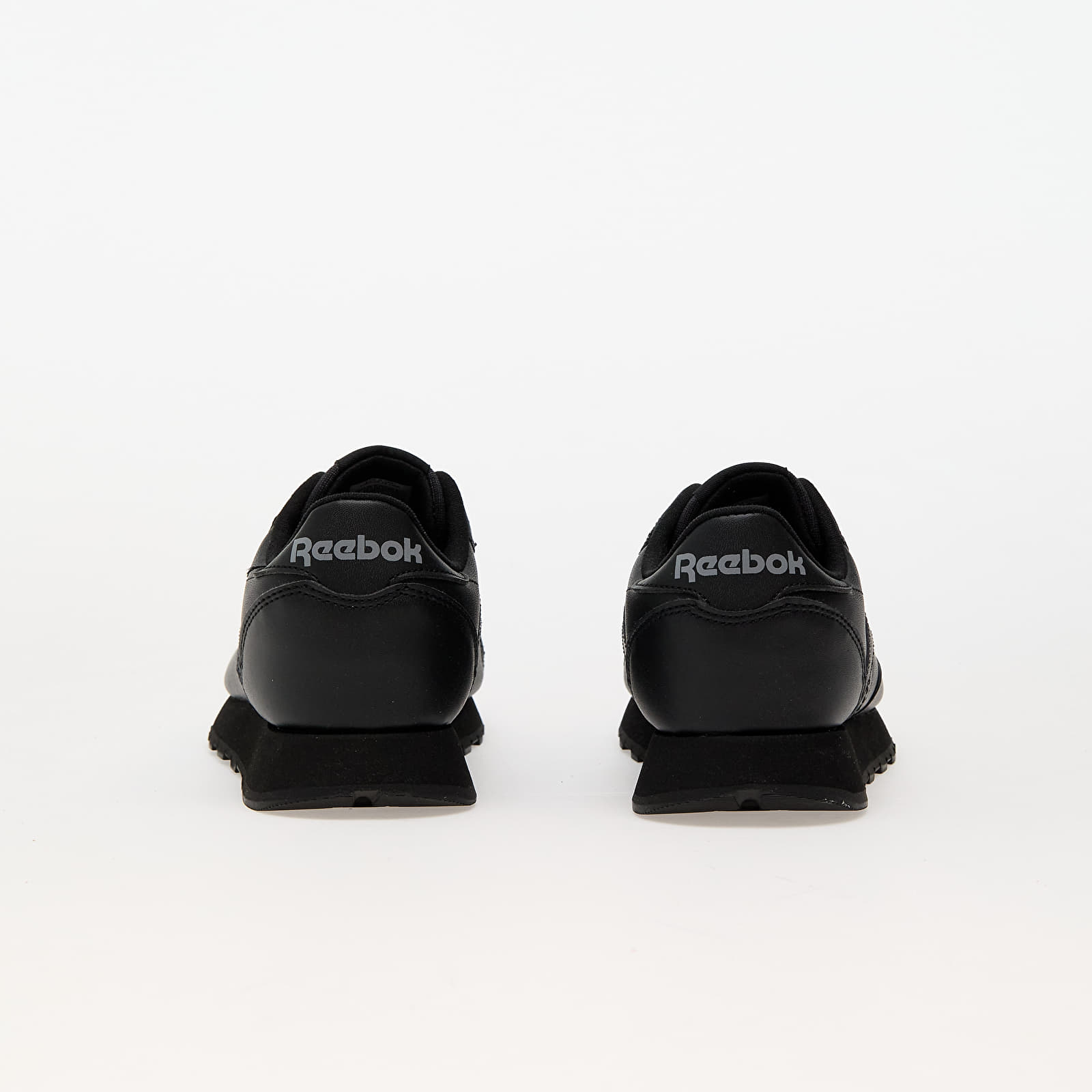 Kids sneakers and shoes Reebok Classic Leather Junior Black Black Black Queens