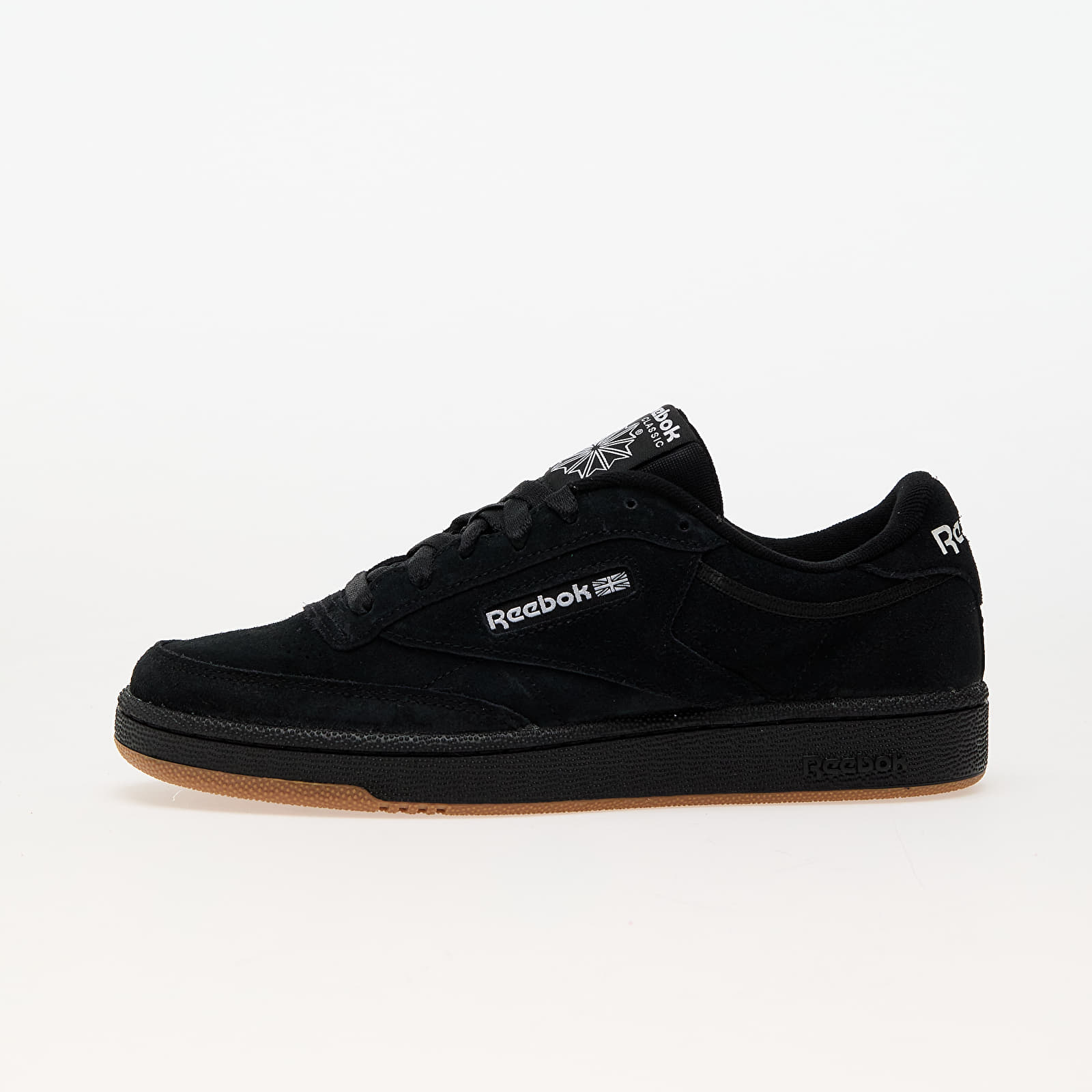 Reebok black white gum sales
