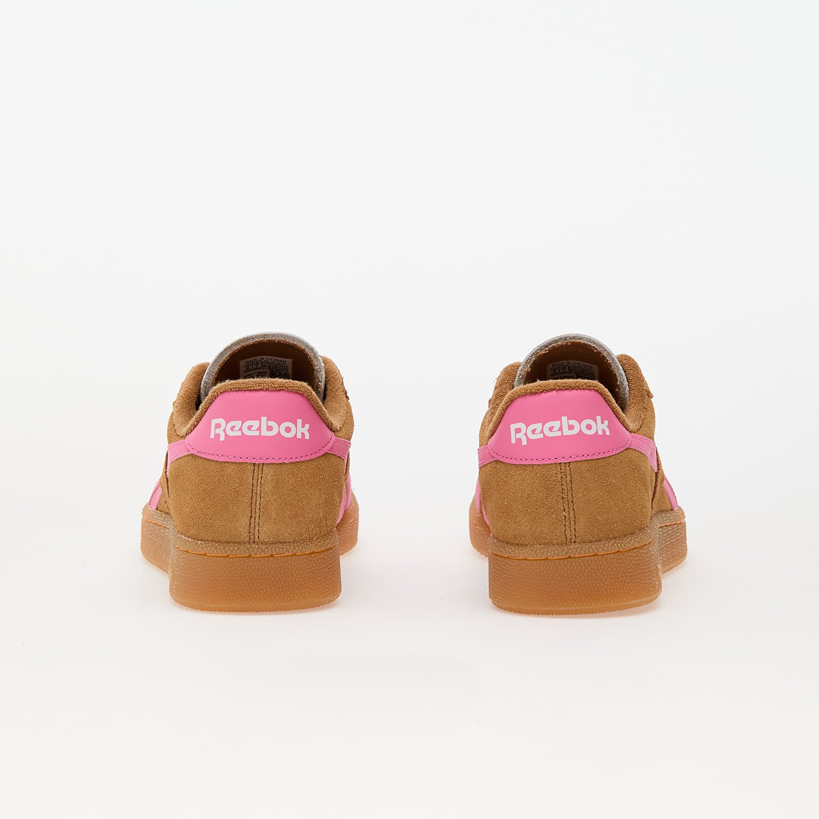 Men's sneakers and shoes Reebok Club C Grounds Uk Wild Brown/ Gum 7/ True Pink