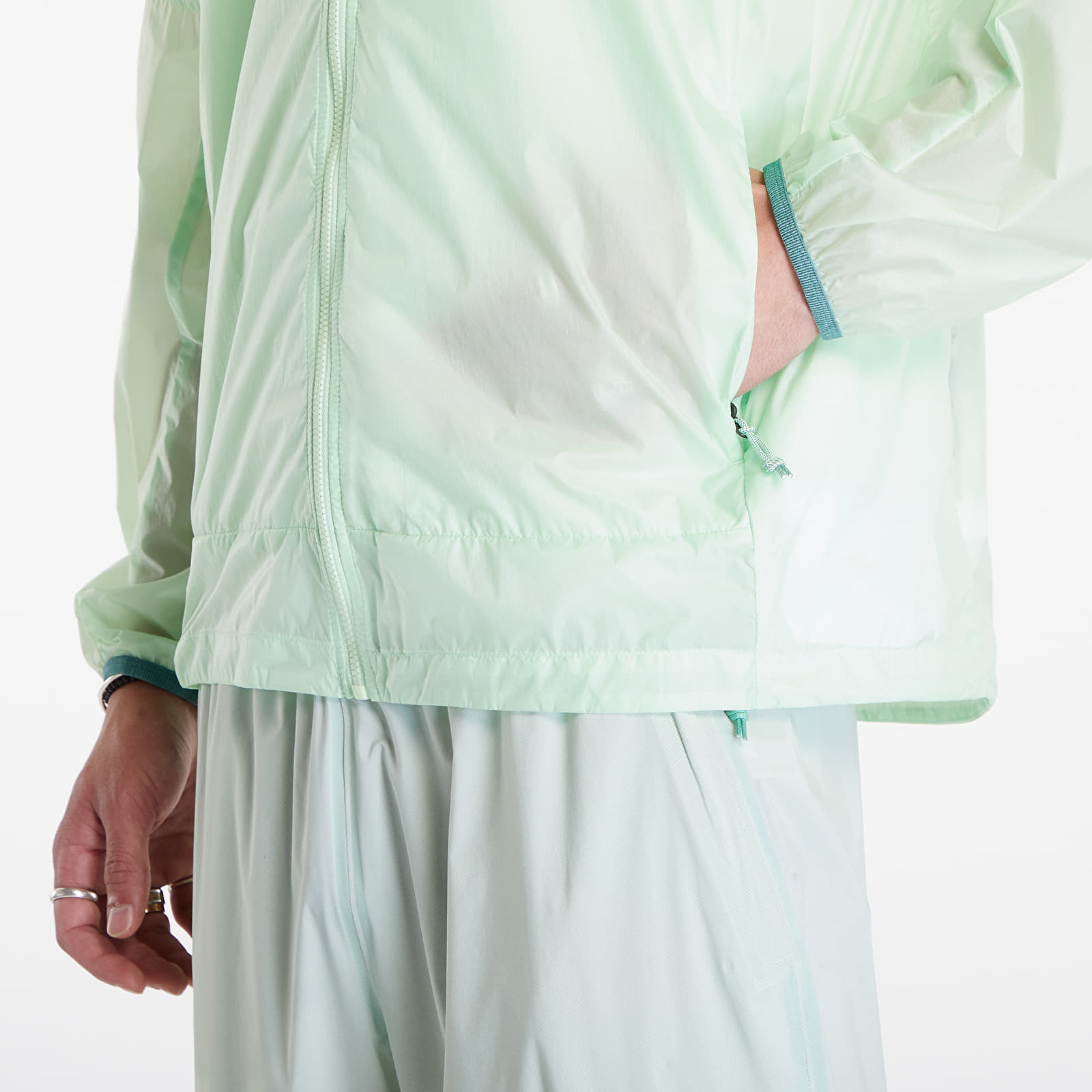 Jakker Nike ACG "Cinder Cone" Men's Windproof Jacket Vapor Green/ Bicoastal/ Summit White