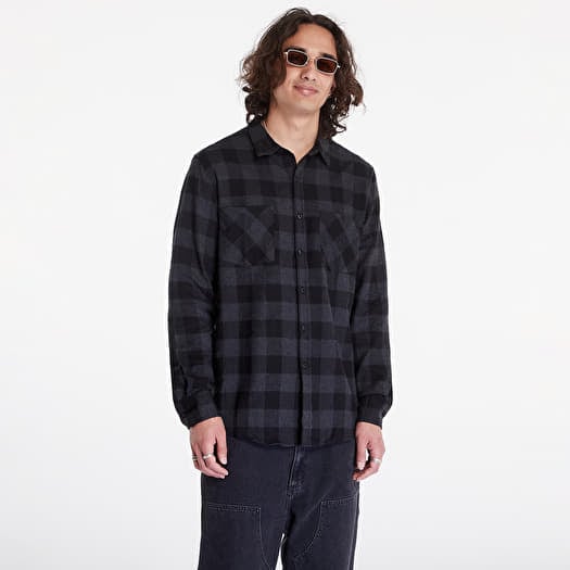 Ing Urban Classics Checked Flanell Shirt Grey / Black