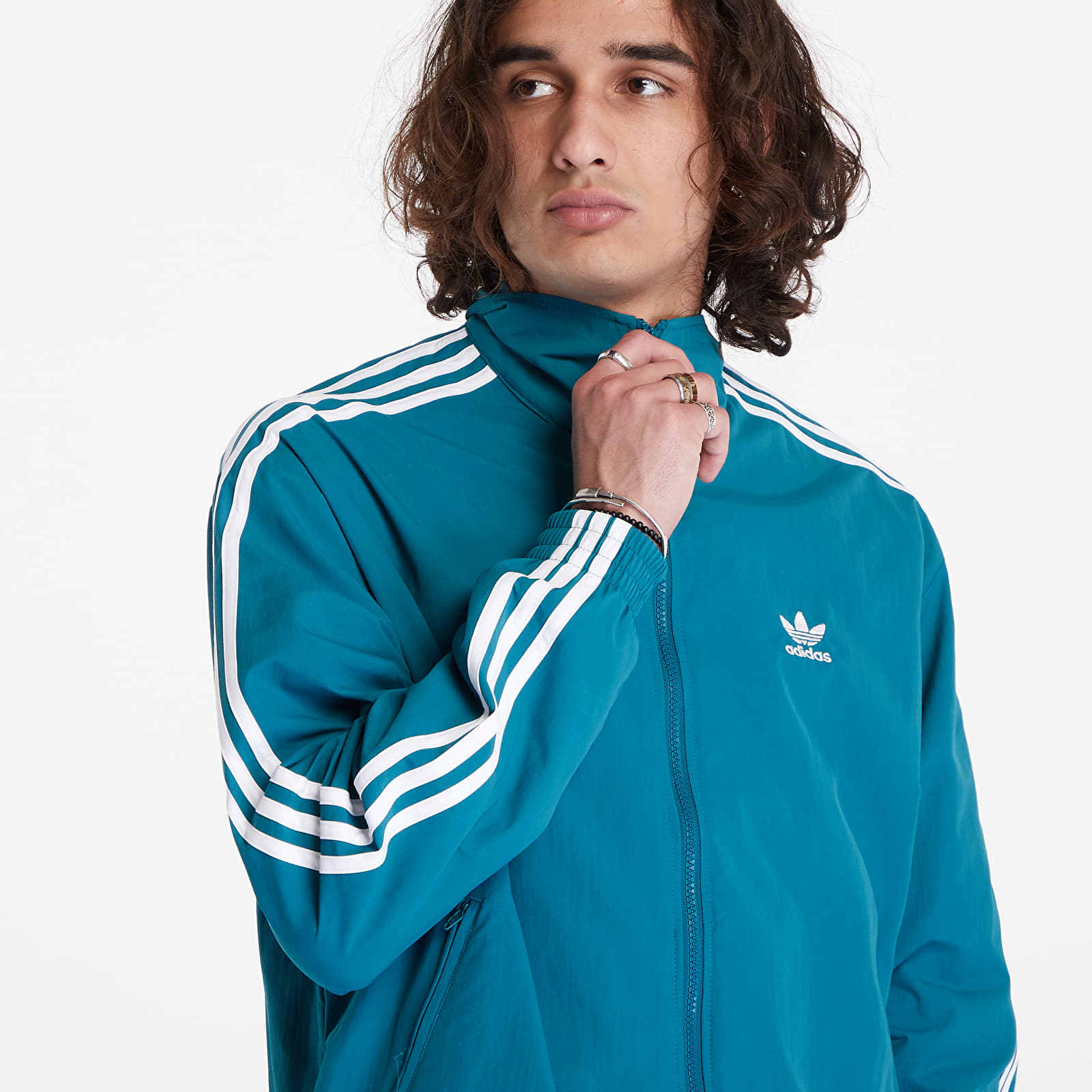 Teal adidas jacket 2025