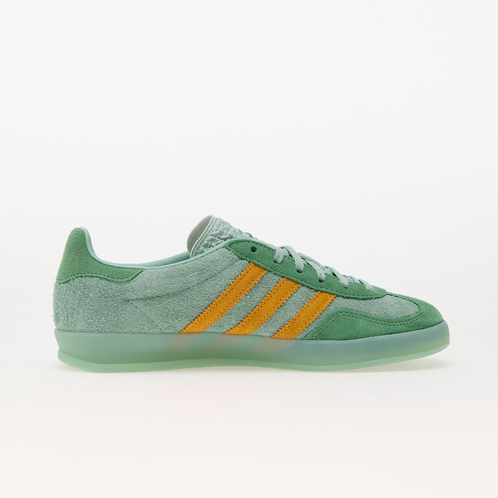 Încălțăminte și sneakerși pentru femei adidas Gazelle Indoor W Hazy Green/ Preloved Green/ Crew Yellow
