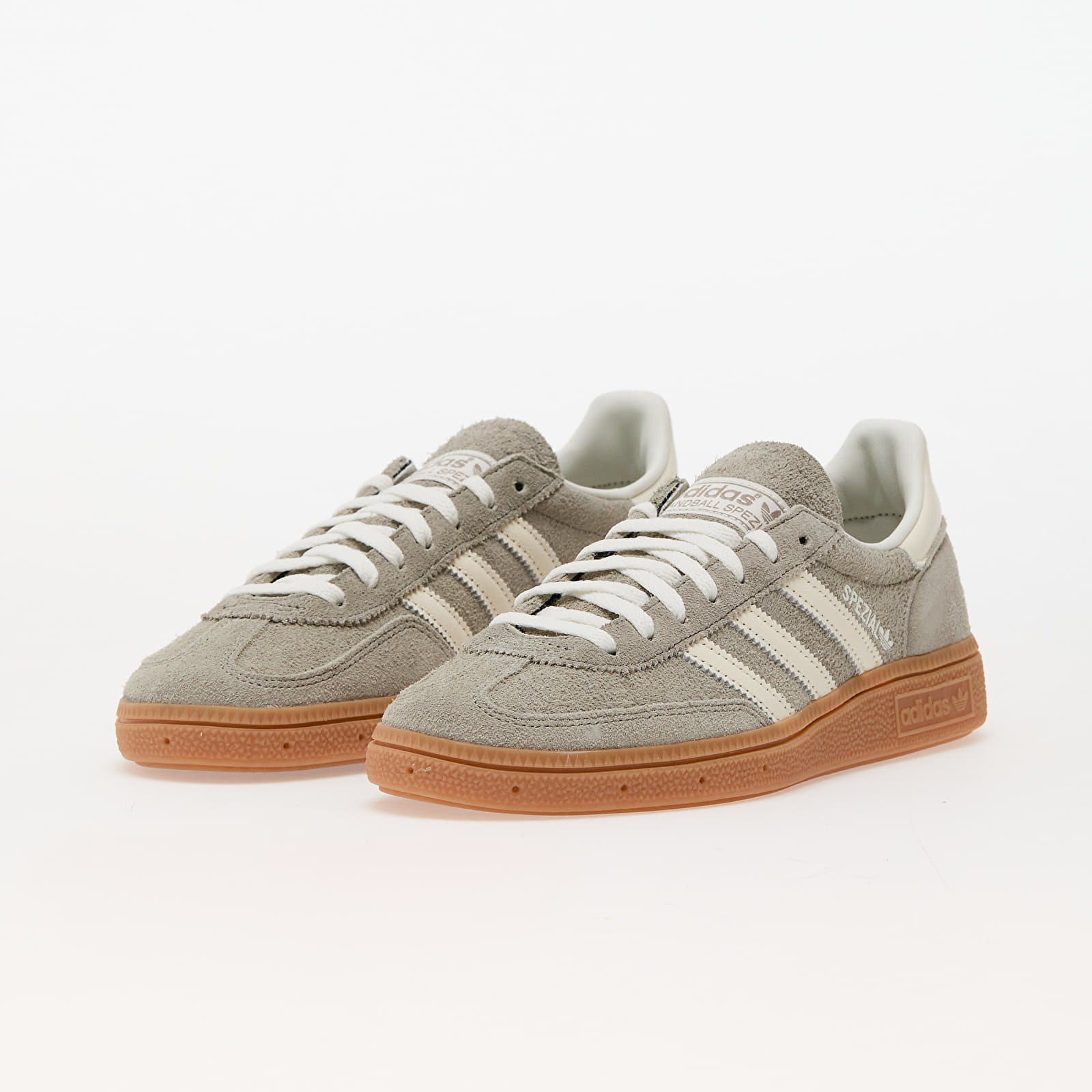 Women's sneakers and shoes adidas Handball Spezial W Silver Pebble/ Off White/ Gum2