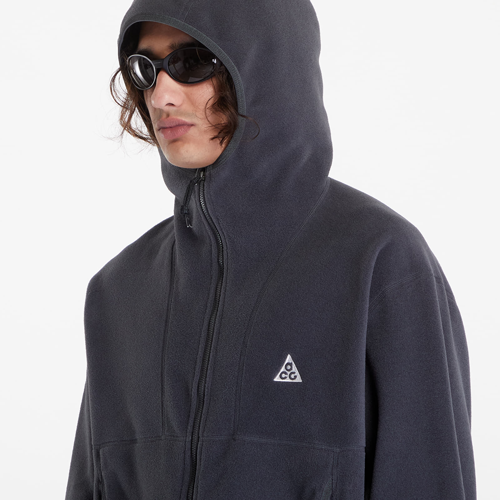 Bluzy męskie Nike ACG "Wolf Tree" Polartec® Men's Full-Zip Top Anthracite/ Summit White