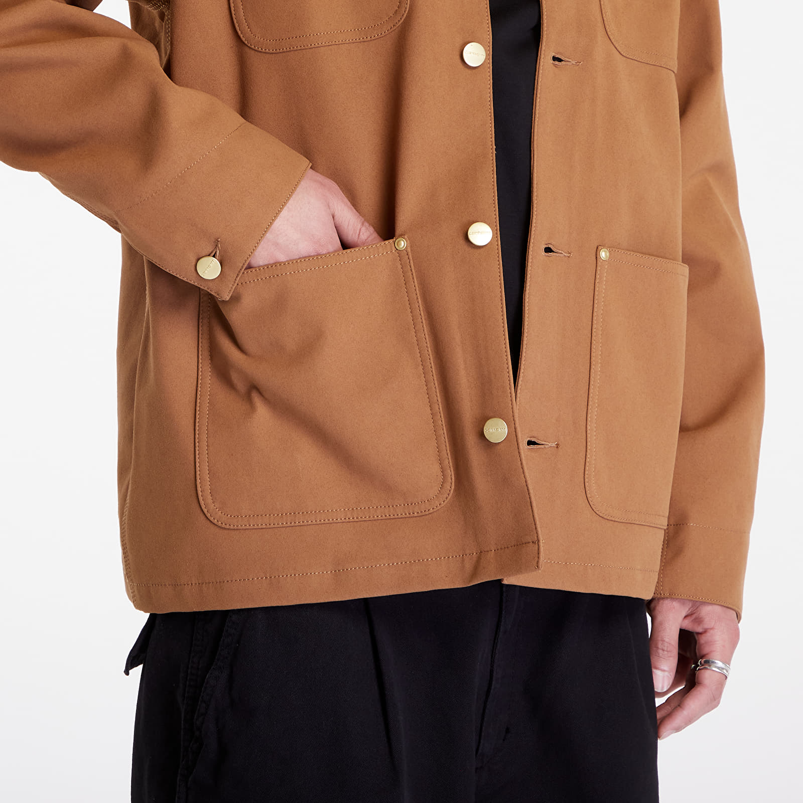Vestes pour hommes Carhartt WIP Suede Michigan Coat UNISEX Hamilton Brown