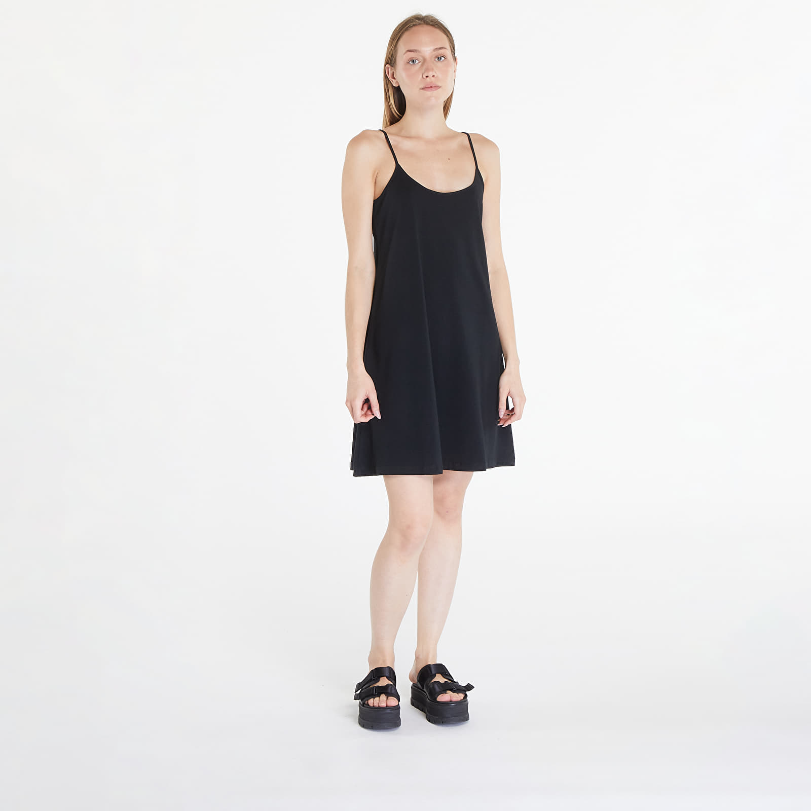 Klänningar Urban Classics Ladies Stretch Jersey Hanger Dress Black