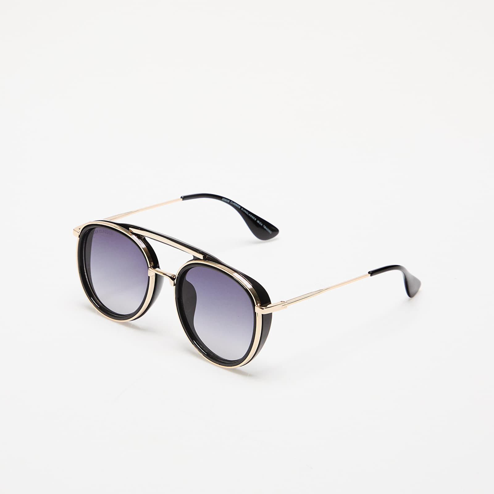 Sunčane naočale Urban Classics Sunglasses Ibiza With Chain Black/ Gold