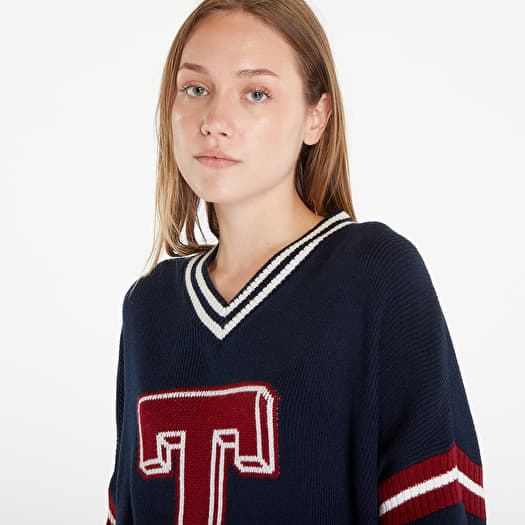 Letterman sweater women's deals