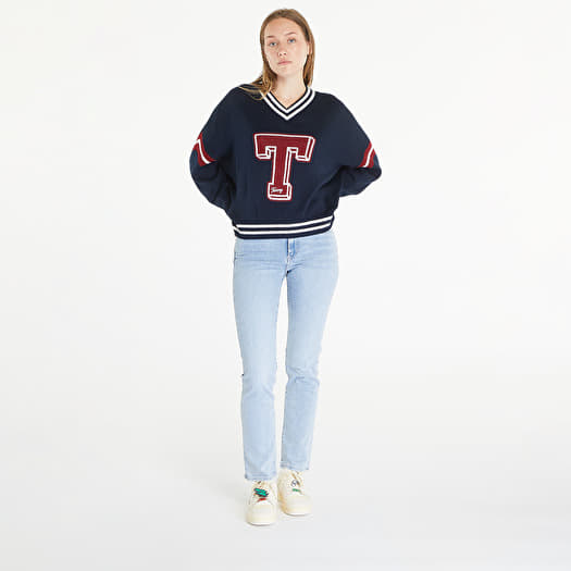 Letterman sweater women's clearance
