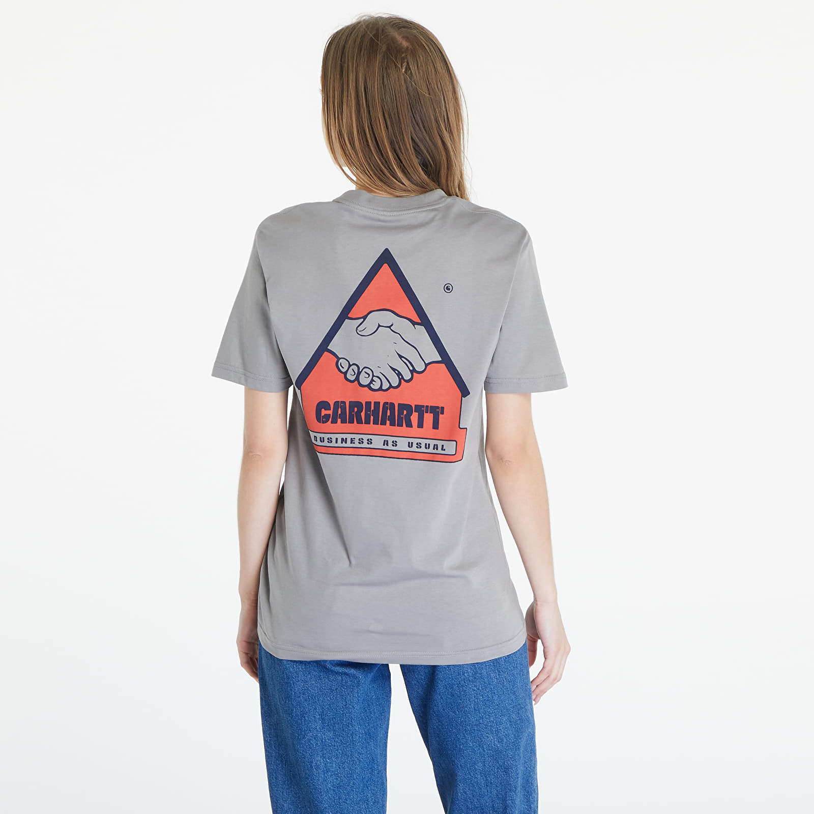 Men's T-shirts Carhartt WIP S/S Trade T-Shirt UNISEX Misty Grey