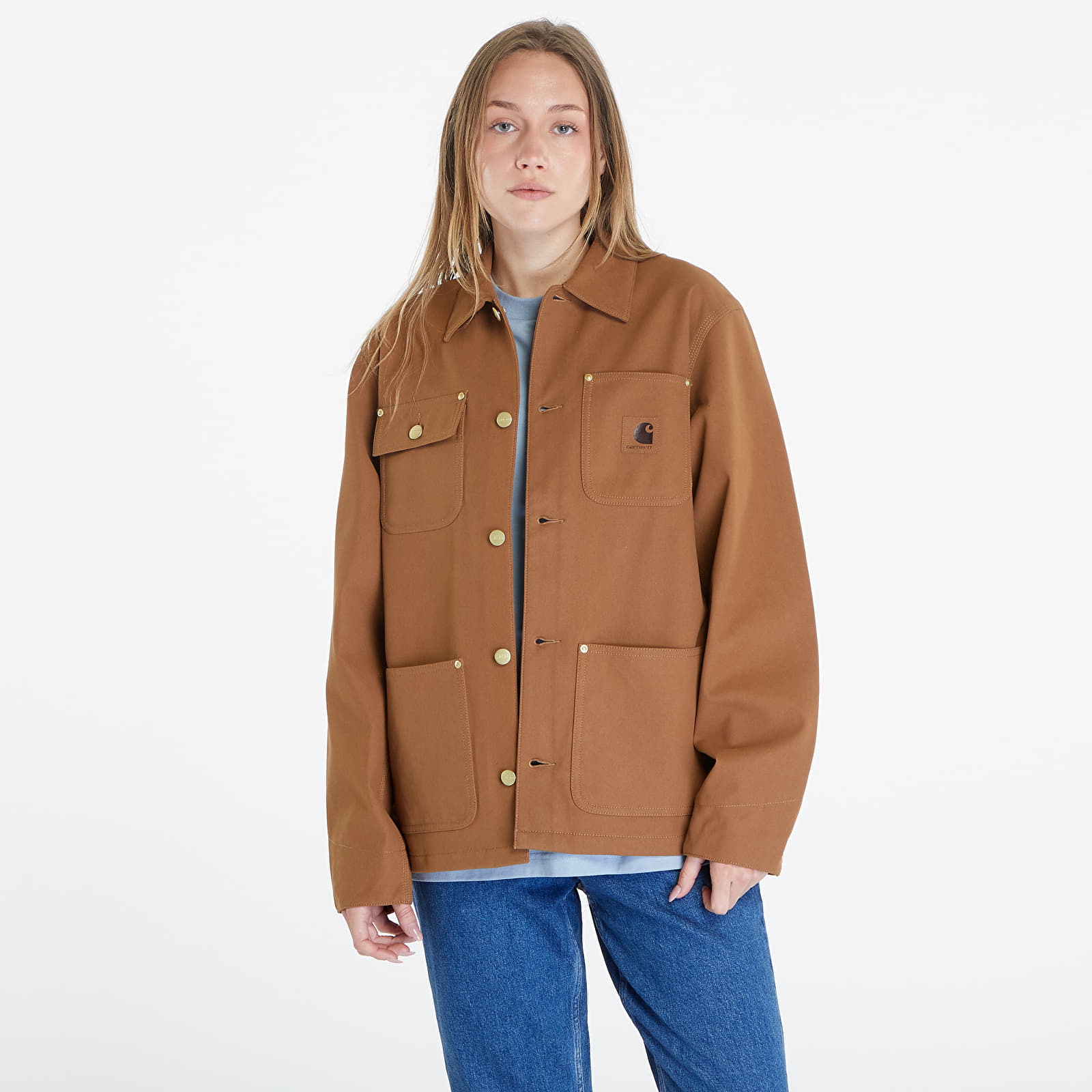 Vestes pour hommes Carhartt WIP Suede Michigan Coat UNISEX Hamilton Brown