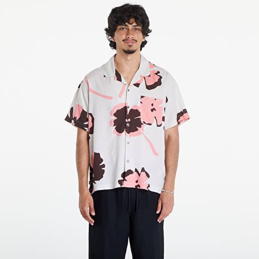 Hemd OBEY Paper Cuts Woven Shirt Nimbus Cloud/ Multi