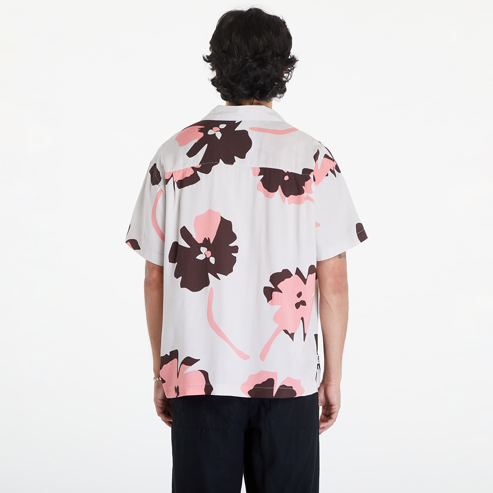 Skjorter OBEY Paper Cuts Woven Shirt Nimbus Cloud/ Multi
