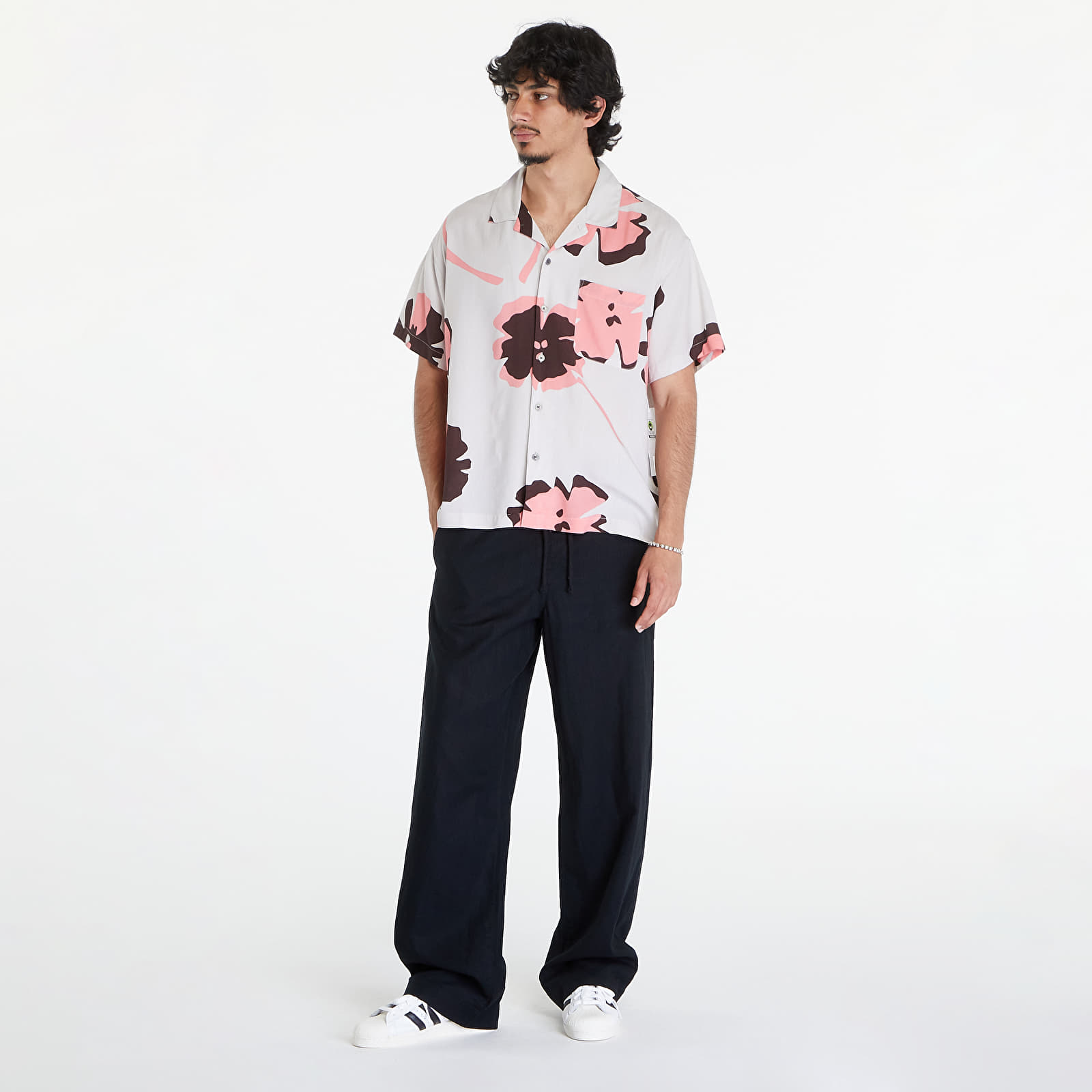 Skjorter OBEY Paper Cuts Woven Shirt Nimbus Cloud/ Multi