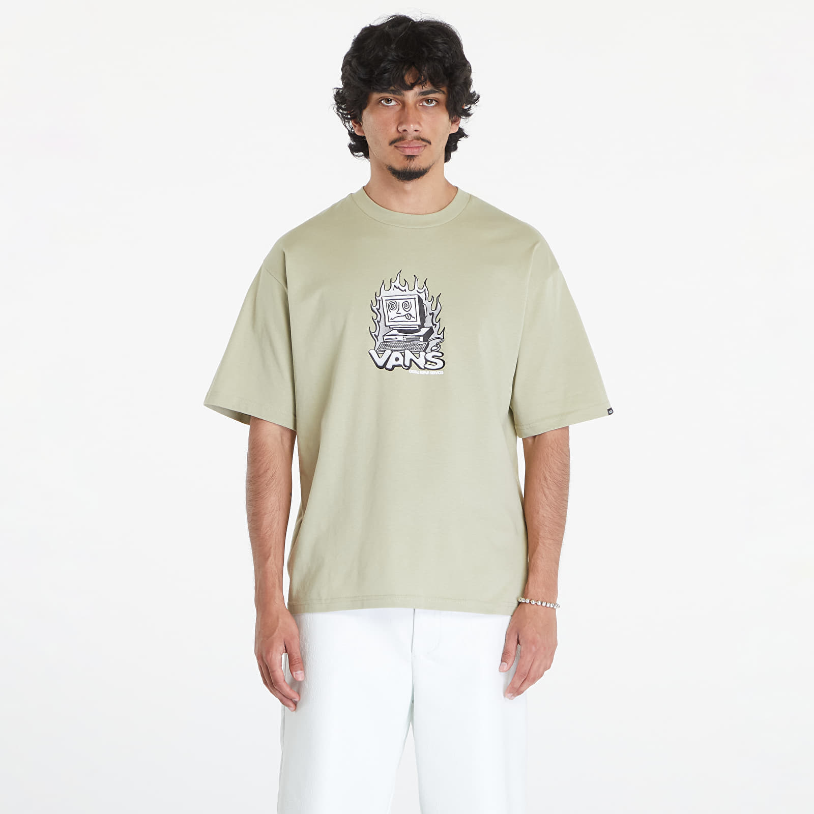 T-shirt Vans Digital Repair SS Tee Beige L