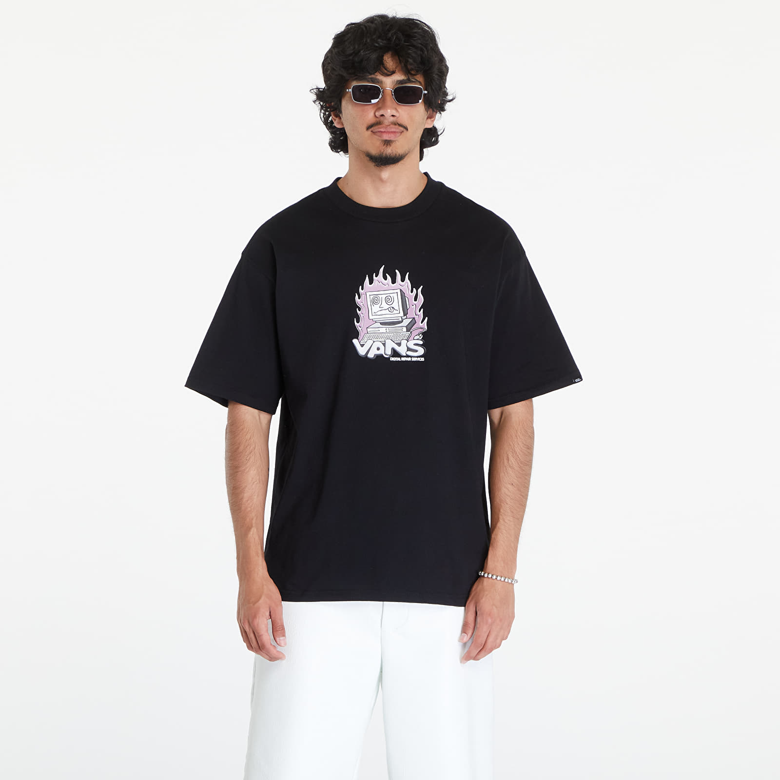 T-Shirts Vans Digital Repair SS Tee Black