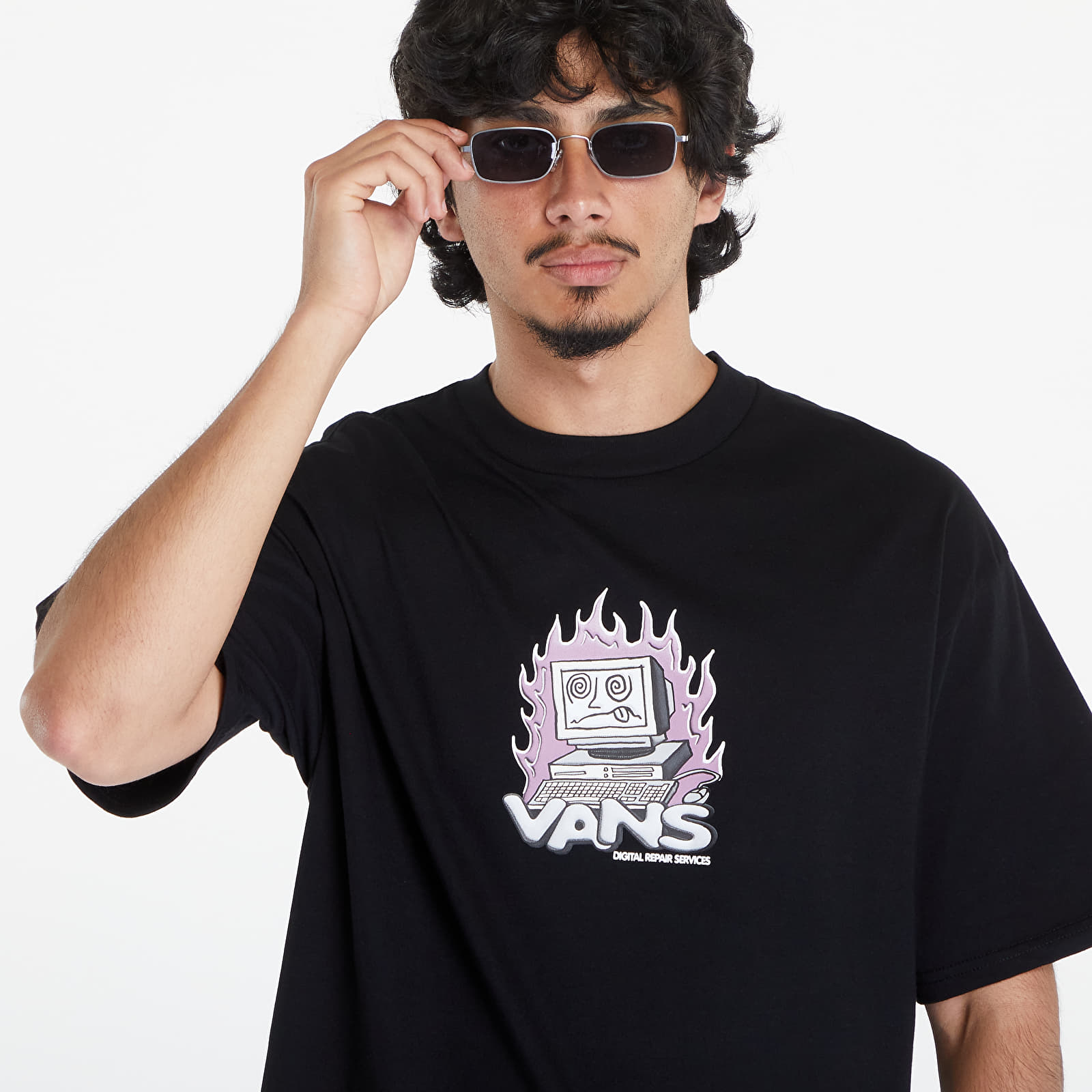 Magliette Vans Digital Repair SS Tee Black