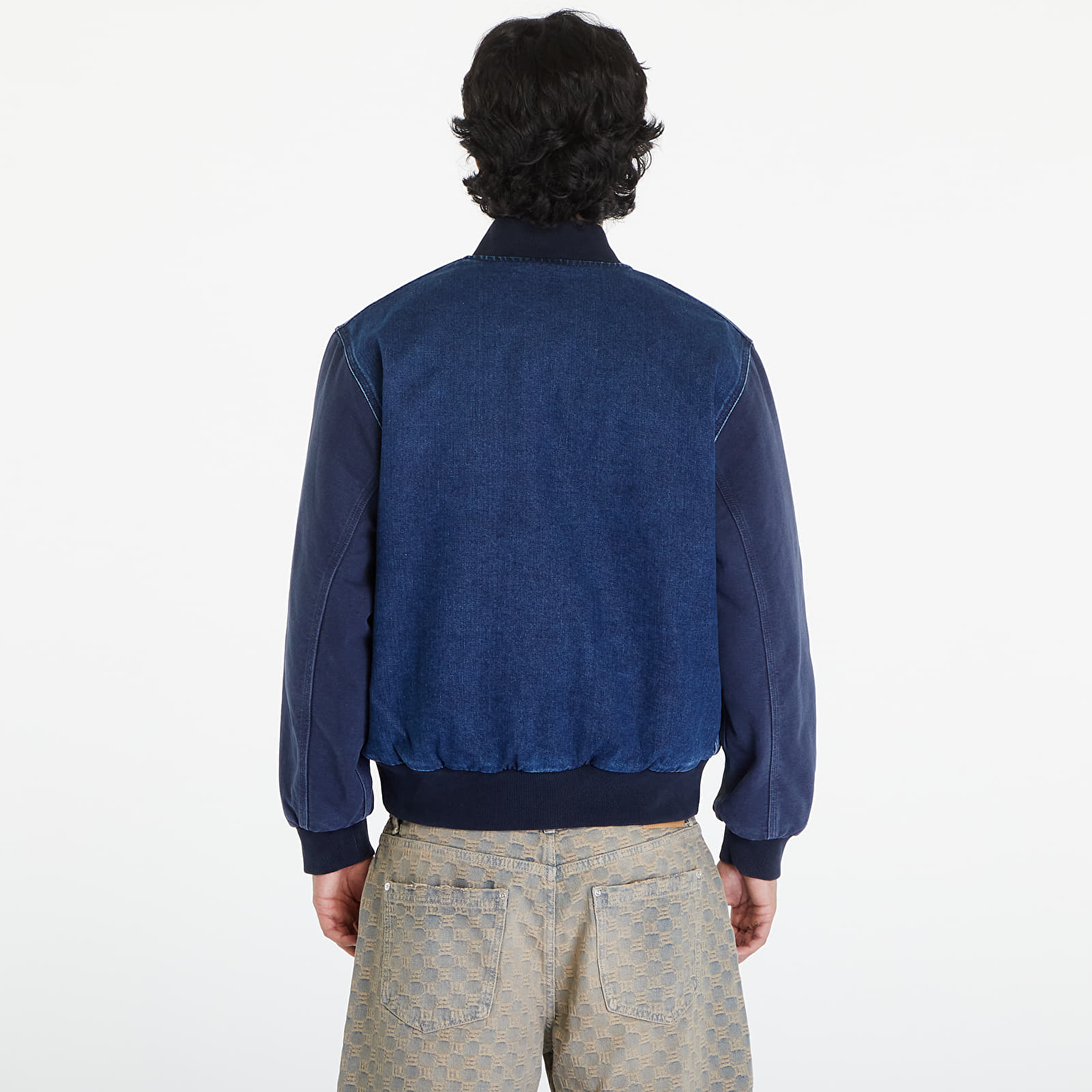 Men's bombers Carhartt WIP Paxon Bomber UNISEX Blue/ Dark Navy/ Stone Washed