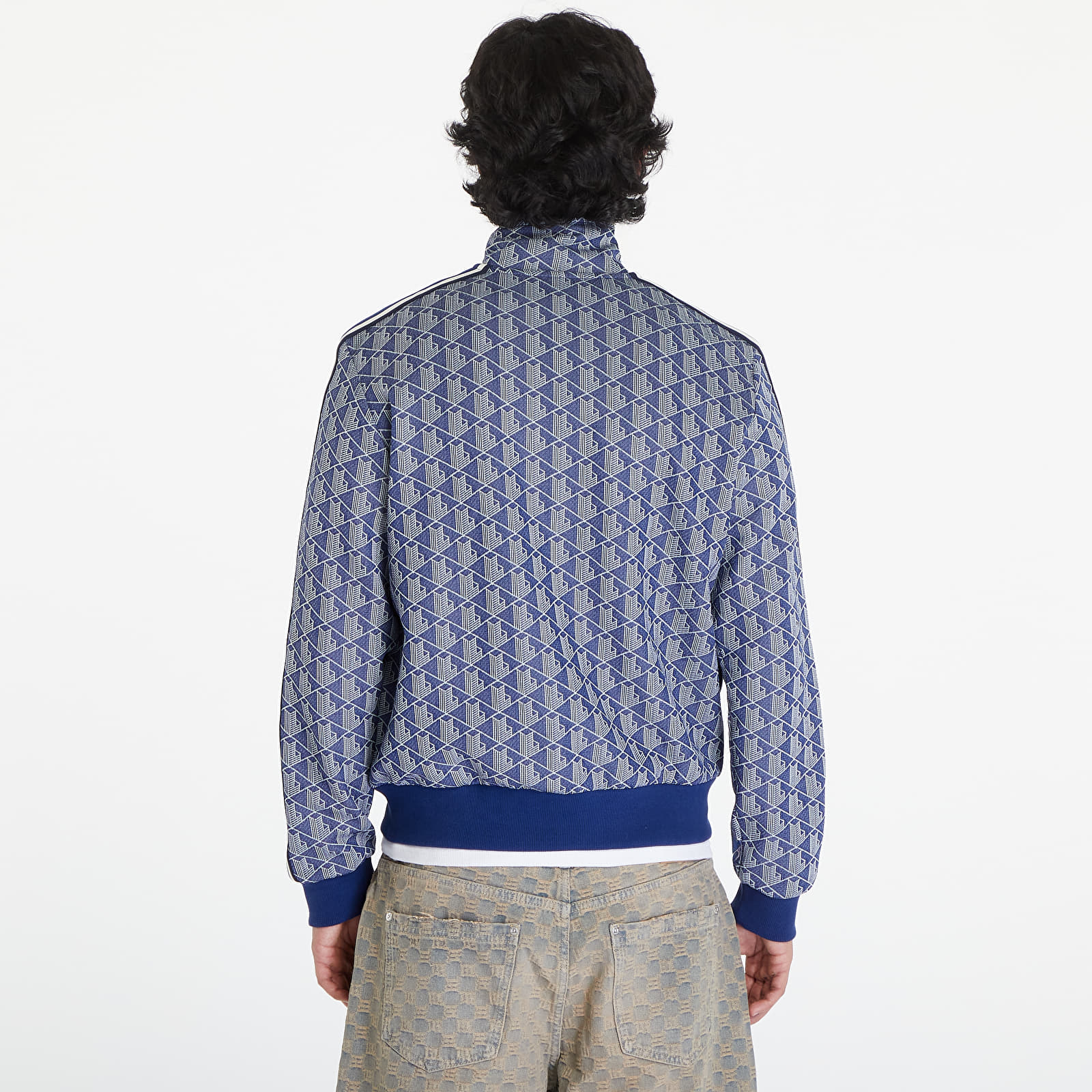 Moletons e blusas de moletom LACOSTE Men's Sweatshirt Methylene/ Flour
