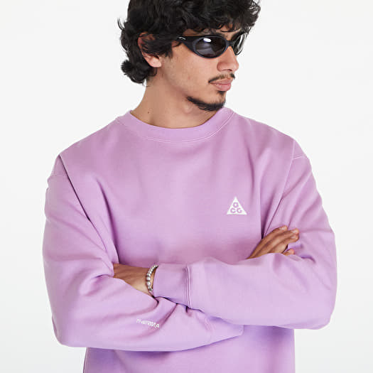 Hoodies and sweatshirts Nike ACG Therma FIT Fleece Crew Rush Fuchsia Summit White Queens