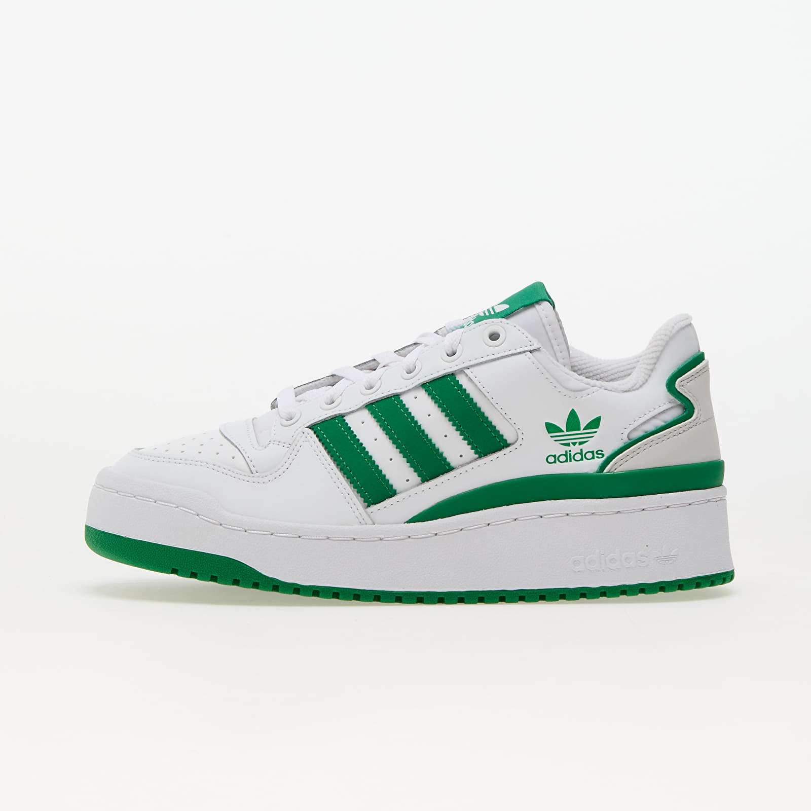 Naiste tossud ja kingad adidas Forum Bold Stripes W Ftw White/ Green/ Grey One