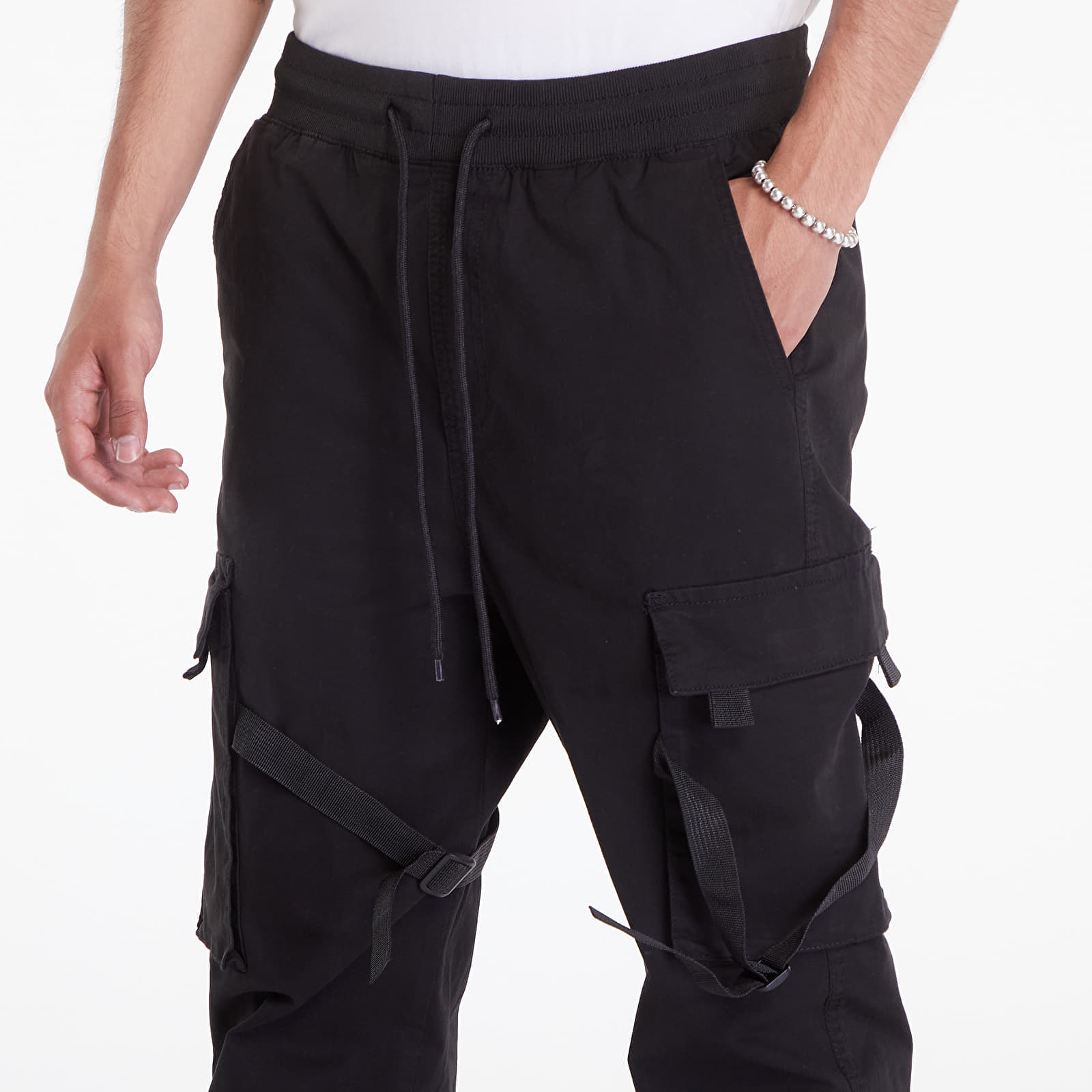 Pantaloni Urban Classics Tactical Trouser Black - 1 | YEO