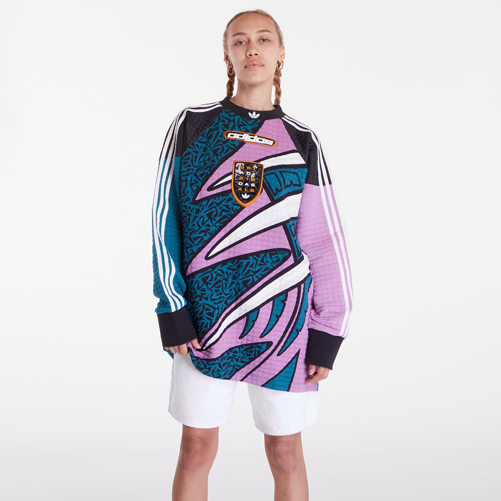 Jerseys adidas Oversize Jersey Legtea/ Multicolor