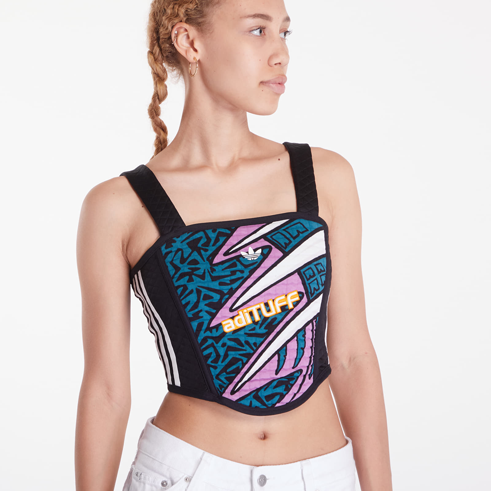 Women's tops adidas Corset Top Legtea/ Multicolor