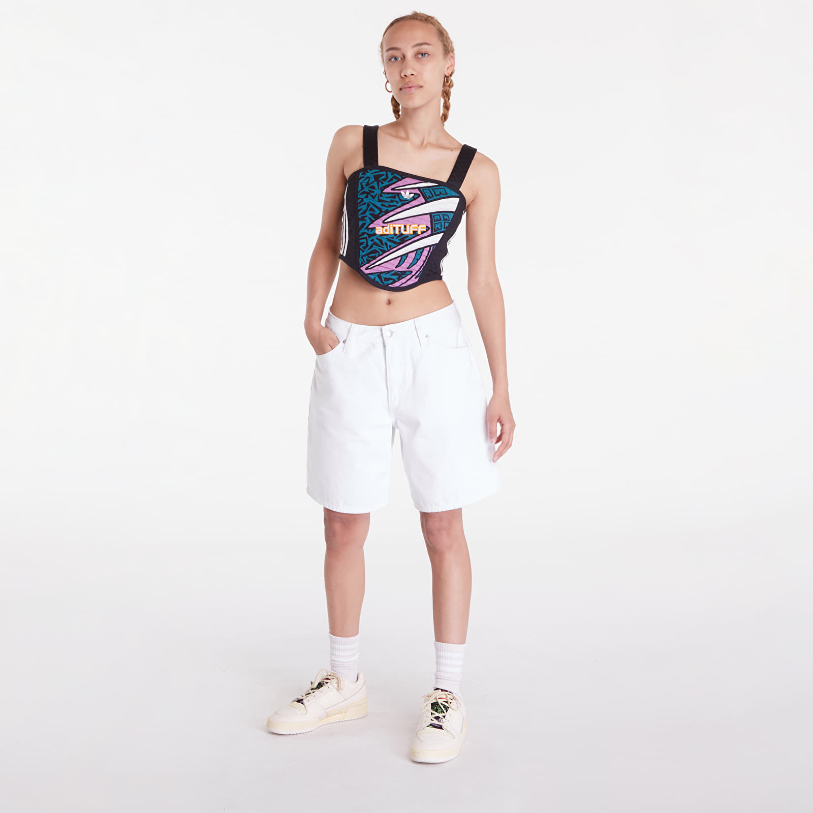 Women's tops adidas Corset Top Legtea/ Multicolor