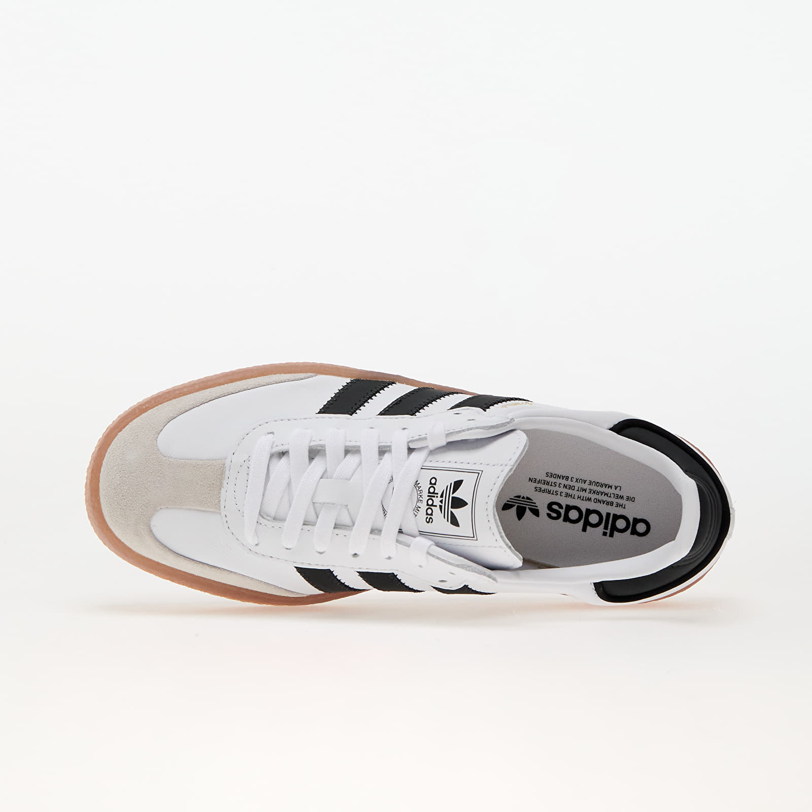 Naiste tossud ja kingad adidas Sambae W Ftw White/ Core Black/ Gold Metallic
