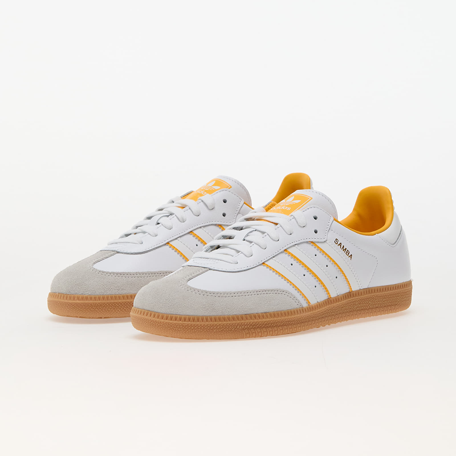 Men's sneakers and shoes adidas Samba Og Ftw White/ Crystal White/ Creme Yellow