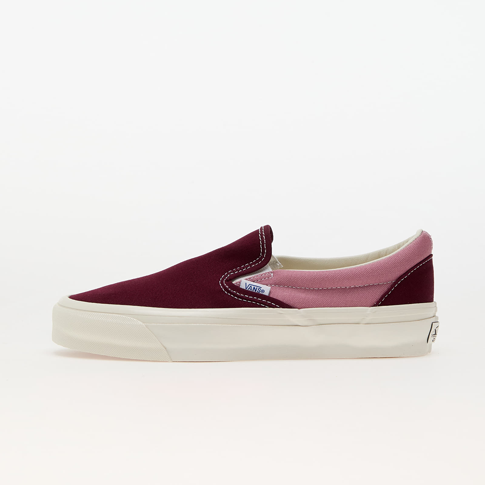 Zapatillas y zapatos de hombre Vans LX Slip-On Reissue 98 LX Bmx Maroon/ Pink