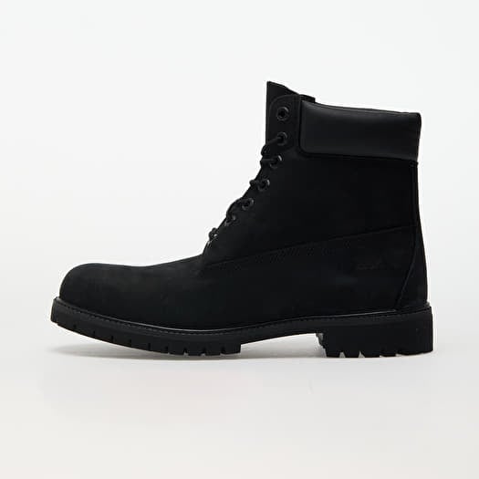 Mens timberland black 6 premium boots deals