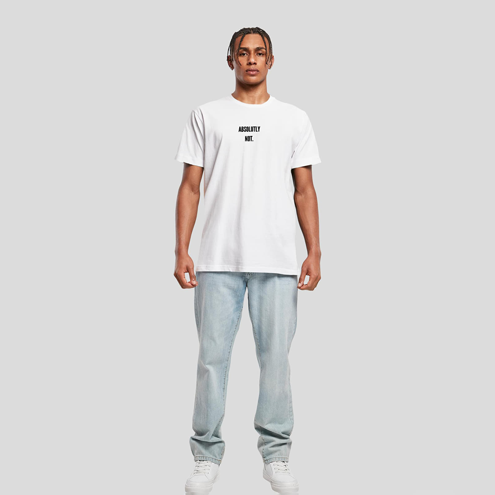 T-shirts Urban Classics Absolutely Not Tee White