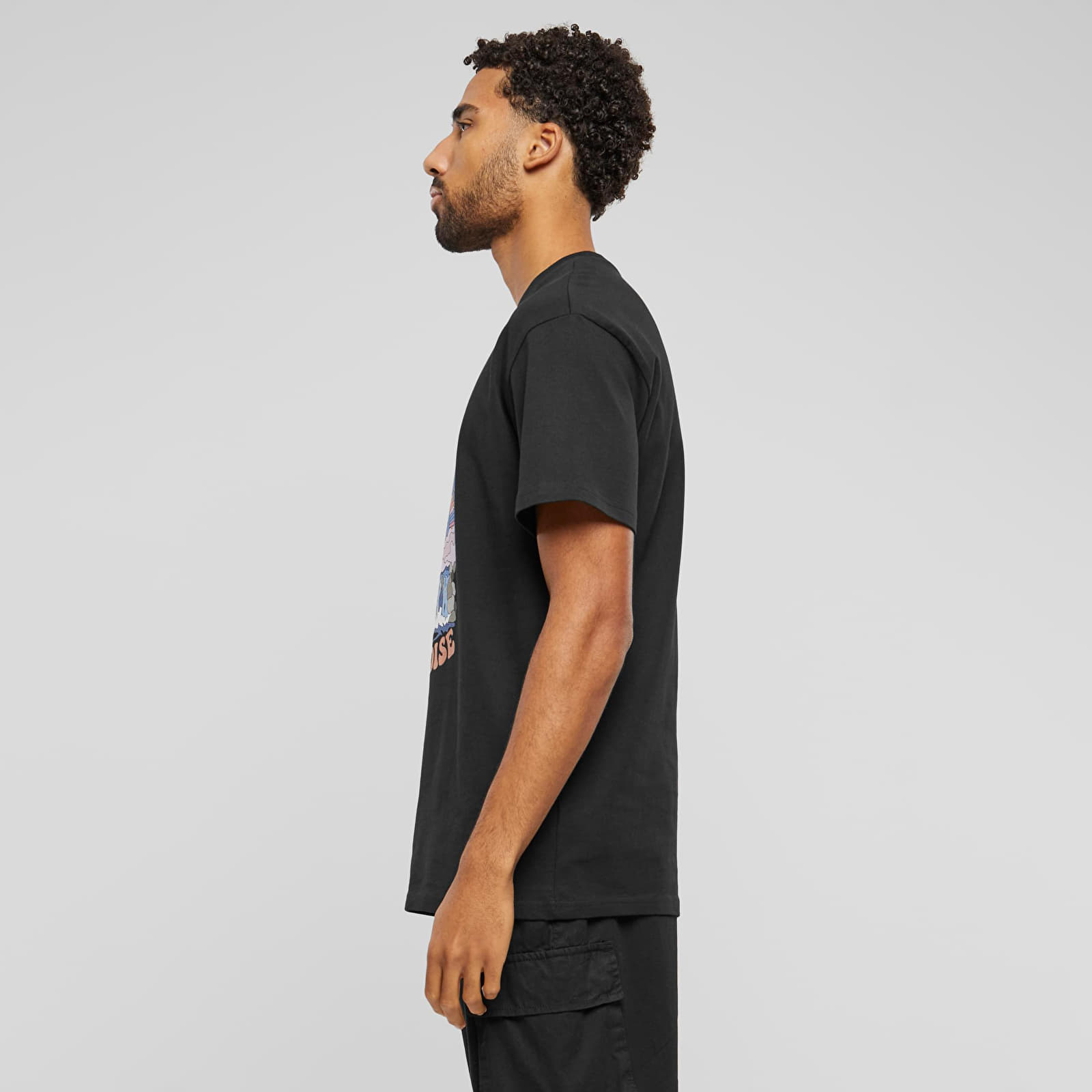 T-Shirts Urban Classics Paradise Oversize Tee Black