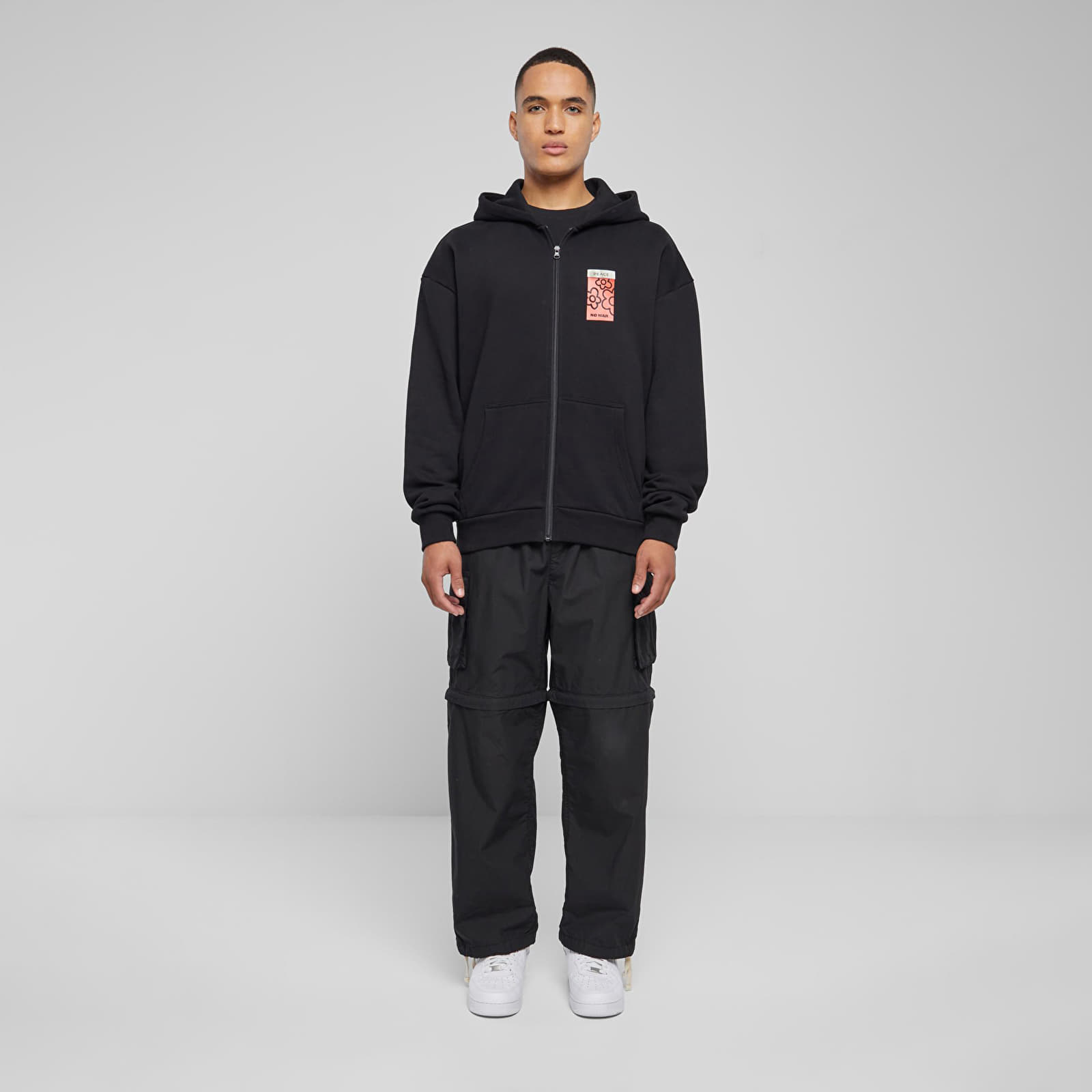 Urban Classics Herren Hoody Big Peace – Oversize, Baumwolle-Viskose