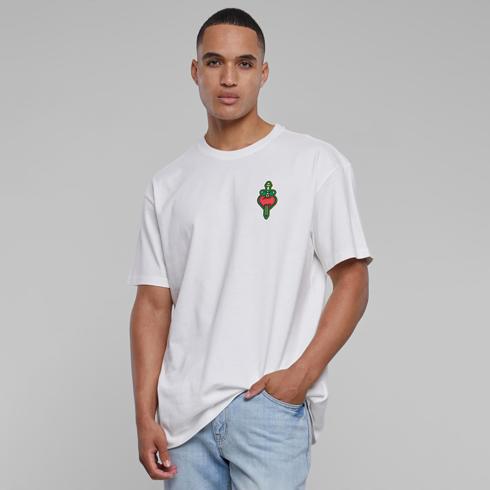 T-särgid Urban Classics Santa Monica Oversize Tee Blancwhite